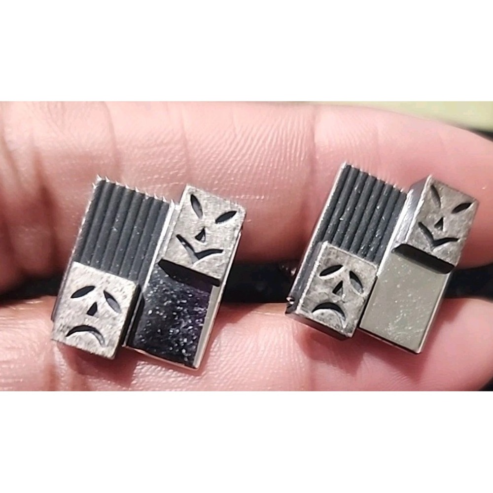 Anson Smile Now Cry Later‎ Vintage Silvertone Cuff links